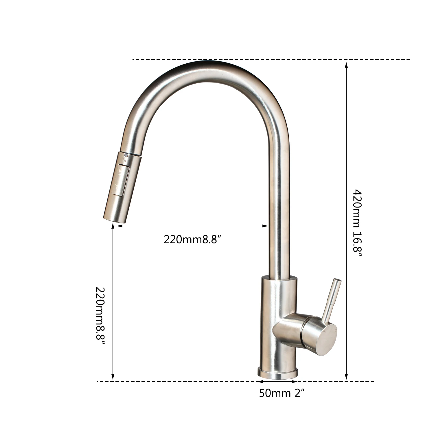KEMAIDI Stainless Steel Touch Control Kitchen Faucets 3 Color Smart Sensor Kitchen Mixer Touch Faucet Kitchen Pull Down Sink Tap