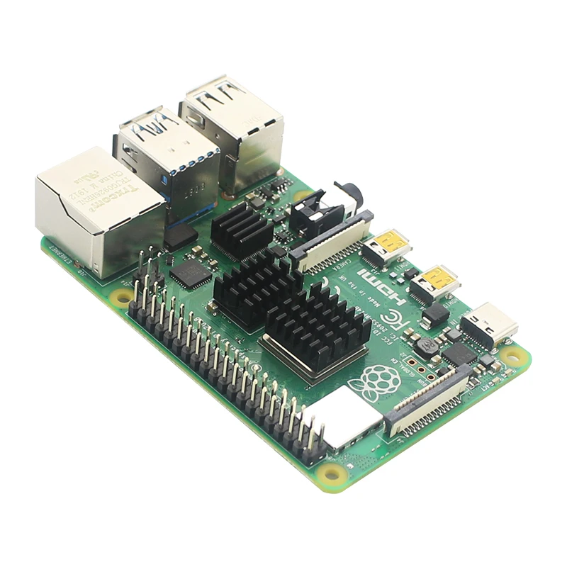 3 sztuk Raspberry Pi 4 Radiator Radiator aluminiowy Raspberry Pi 4B chłodzenie chłodnicy zestaw chłodnicy dla Raspberry Pi 4 Model B