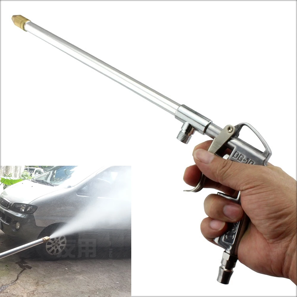 Duplice Uso Aria Compressore Spolverino Ventilatore Acqua Pistola A Spruzzo con Tubo di 1.5 M