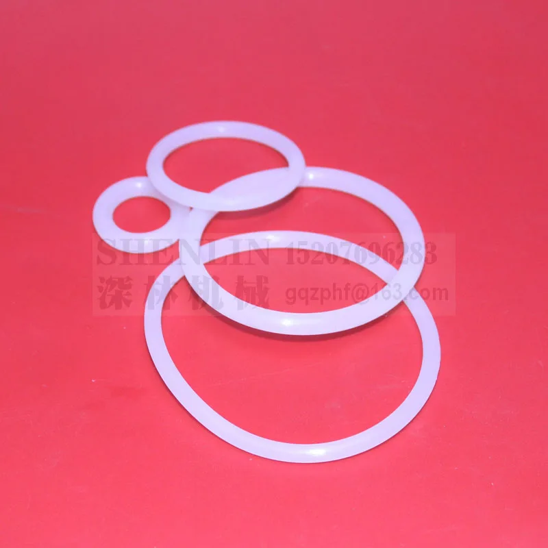 Silicone Oring of Piston Flat Gasket of Disk Connector Wihte Food grade Seal Ring SHENLIN Filling Machine Accessory kit