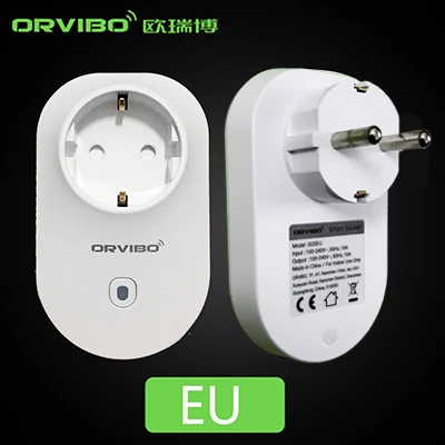 Alexa& Google Home Orvibo Home Automation B25 EU/U/UK/AU Smart Power Socket Plug 4G/WiFi Remote Control Switch for Smartphones