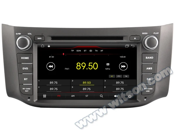 WITSON Android 10 car dvd GPS For NISSAN SYLPHY/B17 mirror link Built-In WiFi Module CAR AUDIO PLAYER DVR/DAB/OBD/TPMS SUPPORT