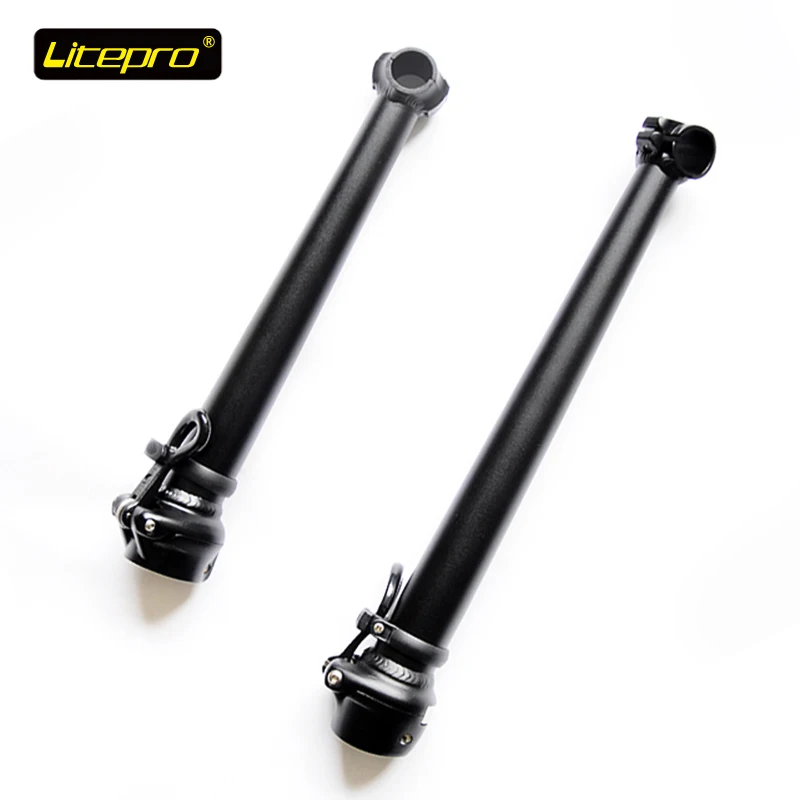 

Aluminum Folding Bike Handlebar Post Stem Threadless Quick Release 25.4mm Fixed Gooseneck Handle Post Head Tube Parts