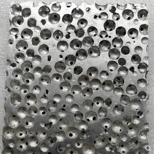 Sphere foam aluminum through-hole foam aluminum electromagnetic wave shielding filter material open-cell foam aluminum