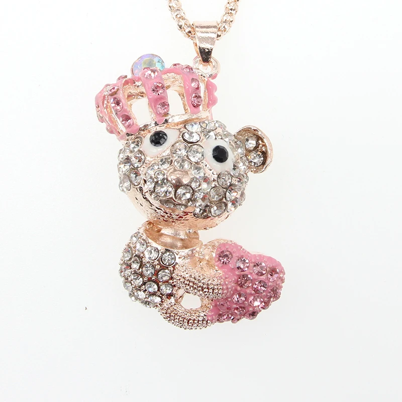 mix 9 styles lovely horse multicoour rhinestone cartoon pet dog pendant Kawaii Rabbit Animal Family Choker nacklace Jewelry