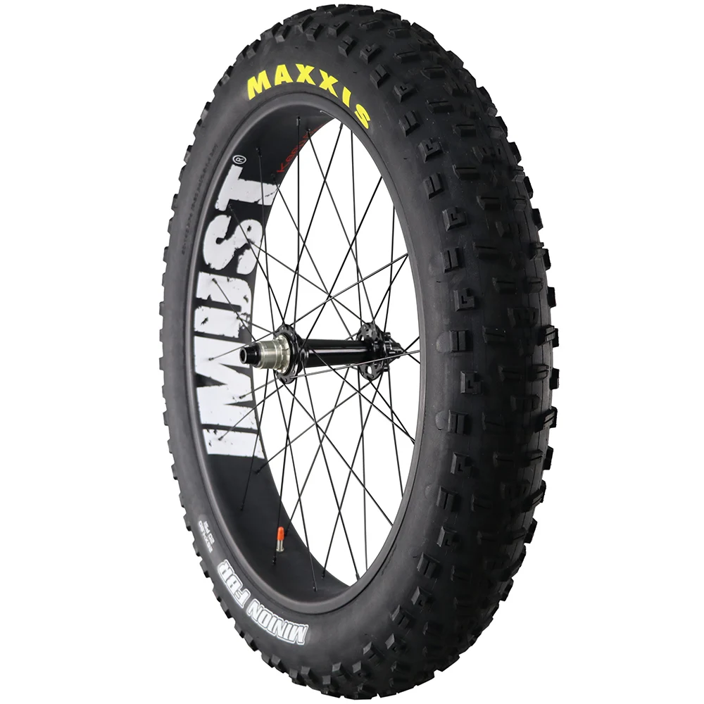 690-T fatbike carbon wheels clincher  tubuless 26 inch bike rim 90mm width High end fat bike made in China