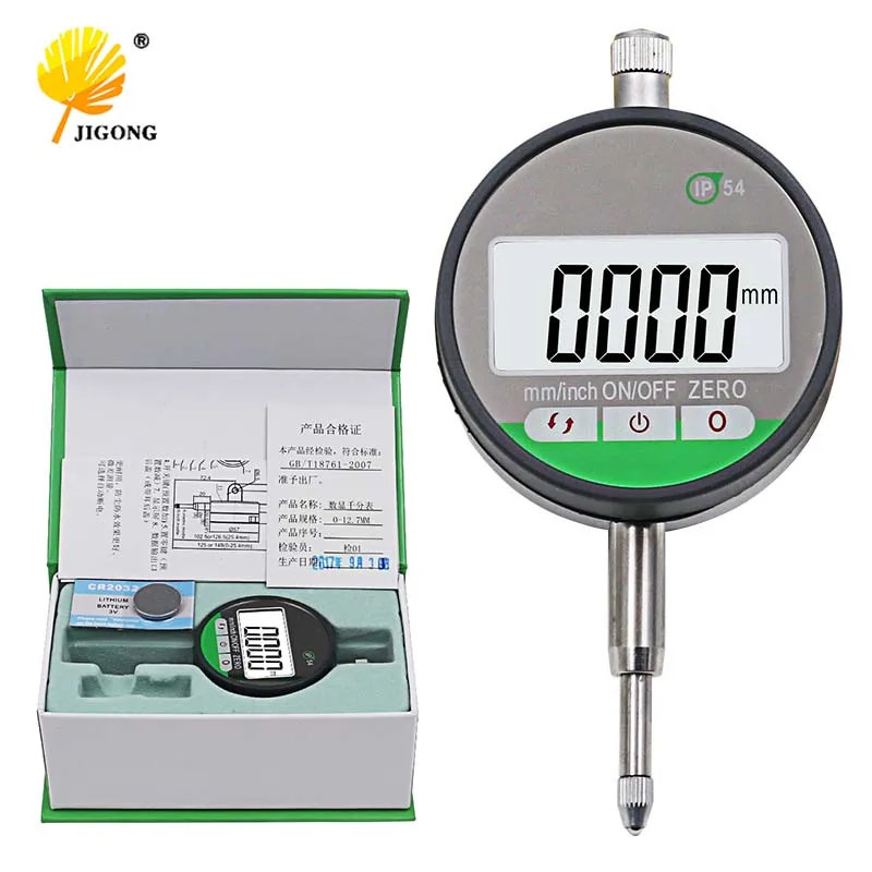 

IP54 Oil-proof Digital Micrometer 0.001mm Electronic Micrometer Metric/Inch 0-12.7mm /0.5"Precision Dial Indicator Gauge Met