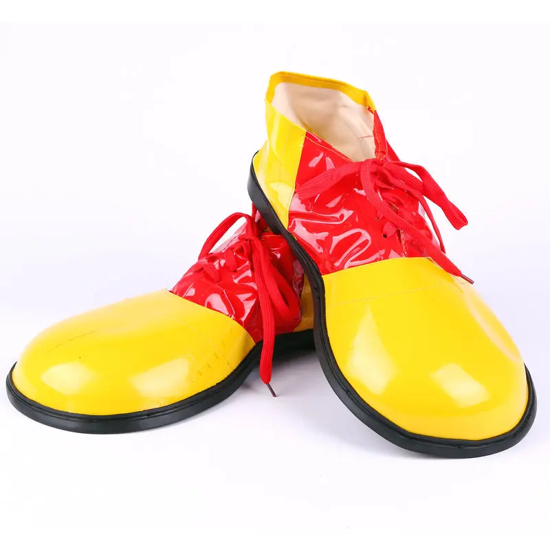 Adult Funny Clown Shoes Mans Clown Cosplay Shoes Party for Halloween Party Prop