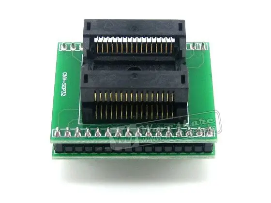 

SOP32 TO DIP32 (A) # SO32 SOIC32 652D032221X Wells IC Programming Adapter Test Burn-in Socket 1.27mm Pitch 7.55mm Width