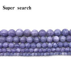 Natural Stone Beads lavender Amethysts Purple Crystal Round Loose Beads Bracelet Woman For Jewelry Making Size4 6  8 10 12mm 15