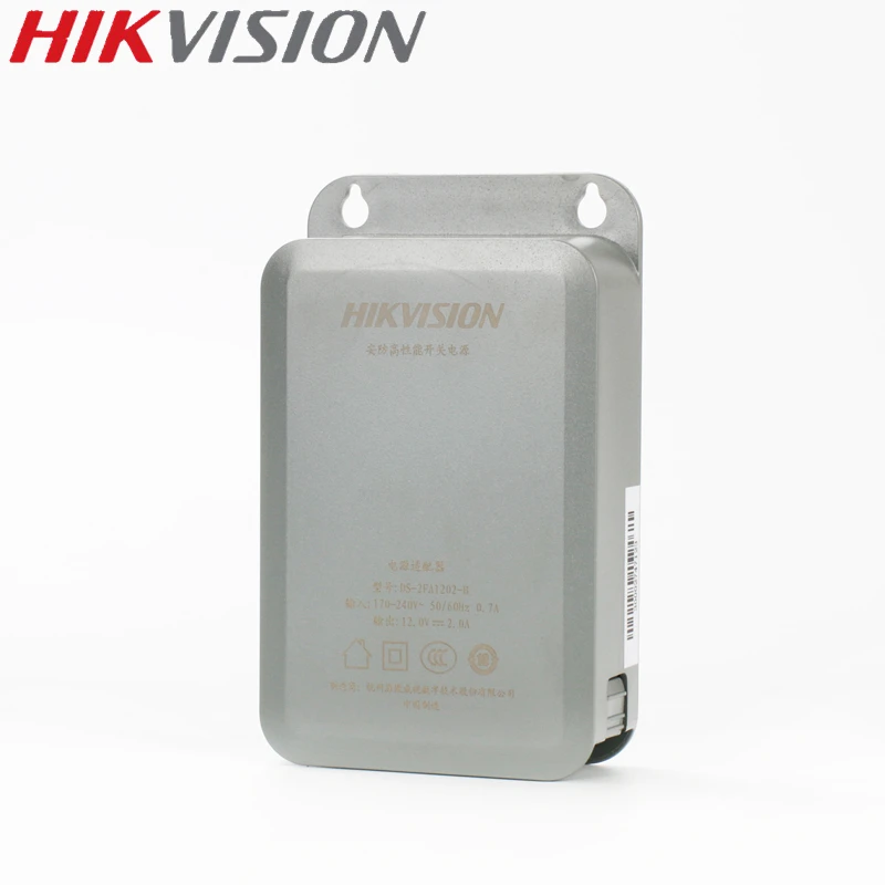 HIKVISION Original DS-2FA1202-B Camera Power Supply DC12V/2A Waterproof Outdoor Use Lightning Protection For Camera Microphone