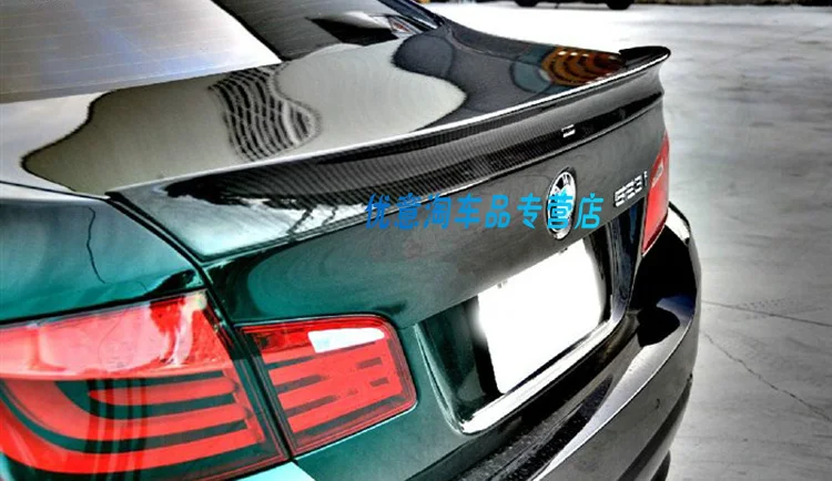 Fit for BMW 5 series 525li 520li 528li AC F10 F18 carbon fiber rear spoiler  rear wing