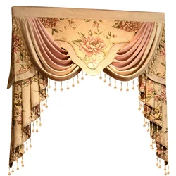 23 styles European and American luxury custom Valance for villa living room bedroom French window hotel kitchen bedroom