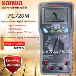 Sanwa PC720M Digital Multimeters/High accuracy/built-in memory (PC Link); Dual Data Display True RMS Multimeter Temperature Test