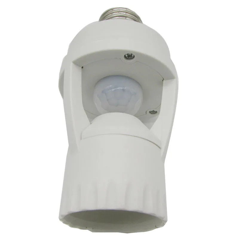 AC 110-220V 360 Degrees 60W PIR Induction Motion Sensor  IR infrared Human E27 Plug SocketBase Led Bulb light Lamp Holder  Hot