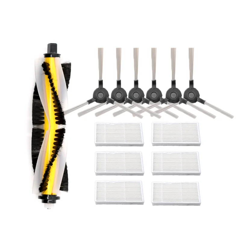 فرشاة شعيرات وفلتر hepa وفرش جانبية للمكنسة الكهربائية الروبوتية Proscenic 780T 790T