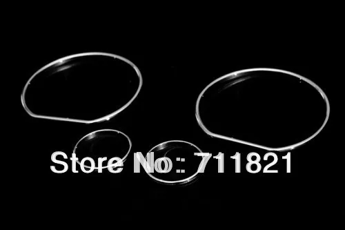 Car Styling Chrome Dashboard Gauge Ring Set For Volkswagen For VW Golf / Jetta / Vento MK3