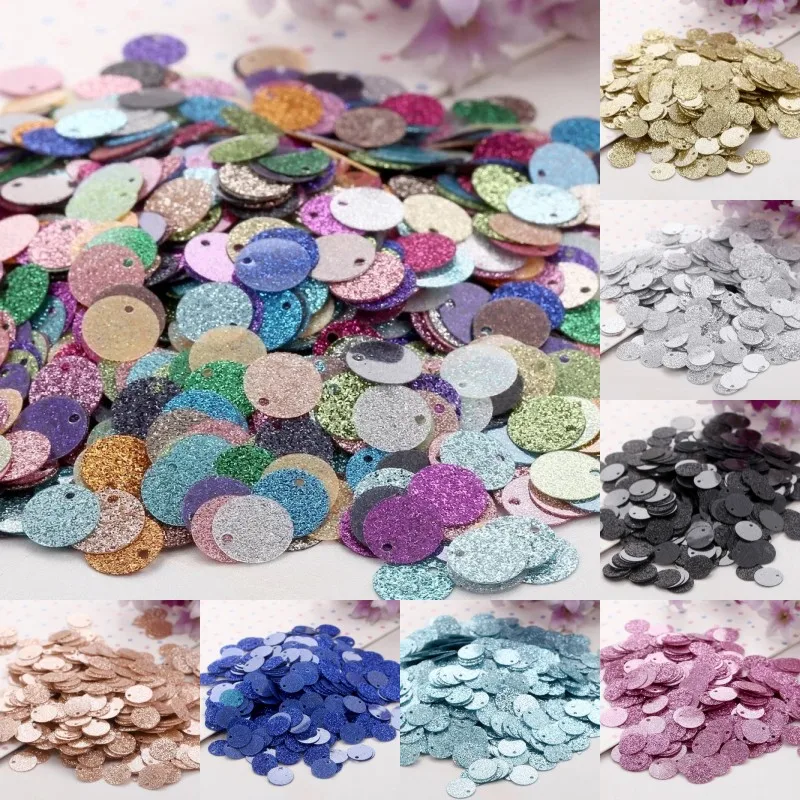 10g/lot Sequins 10mm Flash Powder PVC Glitter Sequin Paillettes Sewing Craft DIY Accessories for Garment Lentejuelas Para Coser