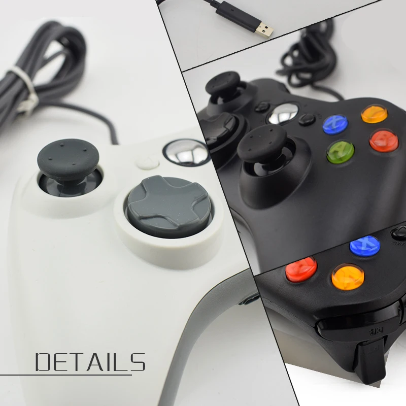1 قطعة USB السلكية Joypad غمبد تحكم ل Xbox 360 عصا التحكم لمايكروسوفت الرسمية PC لنظام التشغيل Windows7 / 8 / 10