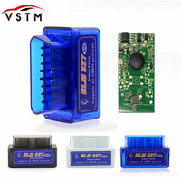 Mini Elm327 Bluetooth OBD2 V2.1 OBD 2 Car Diagnostic-Tool Scanner Elm327 OBDII Adapter Auto Diagnostic Tool Car code Reader