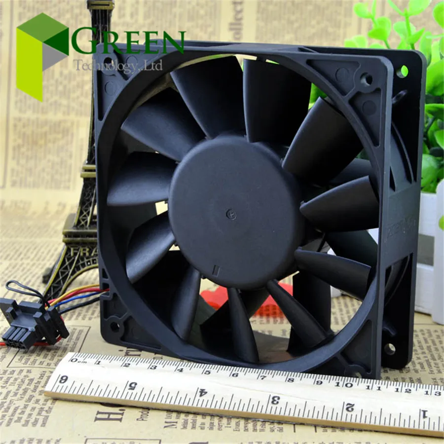 New Delta PFC1212DE 12V 4.8A 12038 120x120x38MM IBMServer Case Big Power Cooling fan