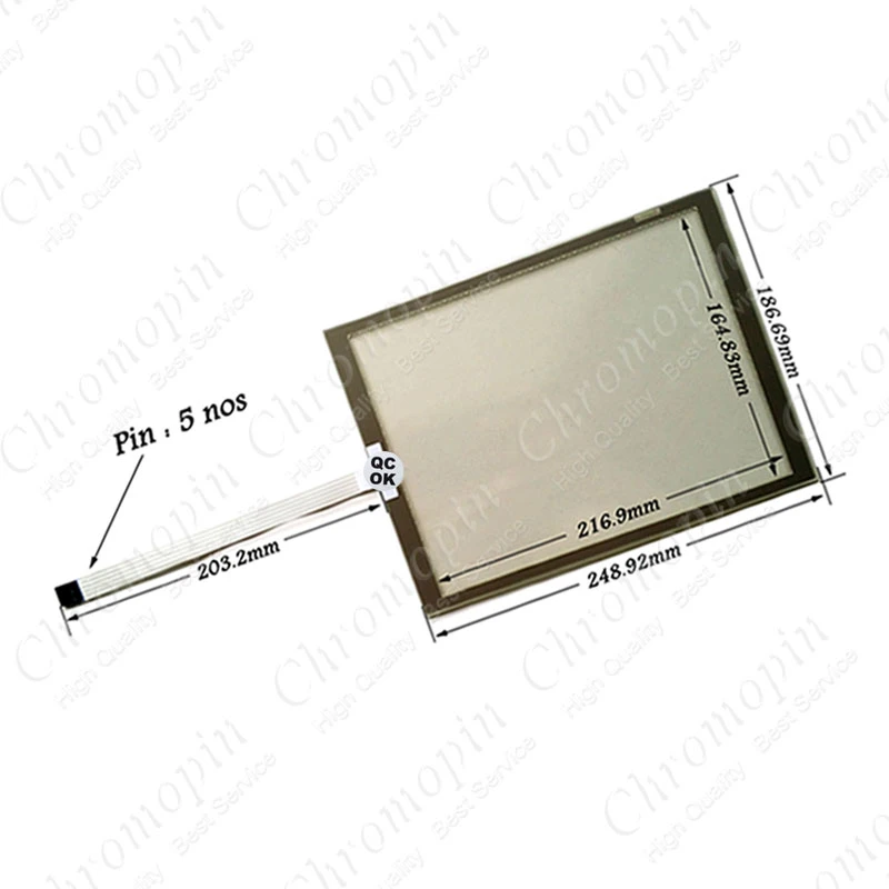 Touchscreen glas für E073006 SCN-A5-FLT10.4-Z03-0H1-R