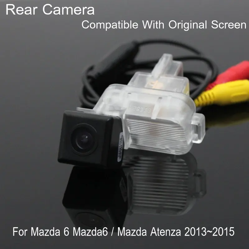 Lyudmila For Mazda 6 Mazda6 / Mazda Atenza 2013~2015 RCA Original Screen Compatible Car Rear View Camera Back Up Reverse Camera