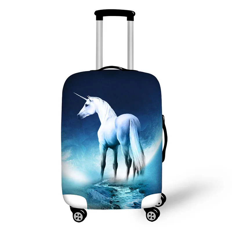 

Unicorn cat dog travel accessories suitcase protective covers 18-30 inch elastic luggage dust cover case stretchable Waterproof