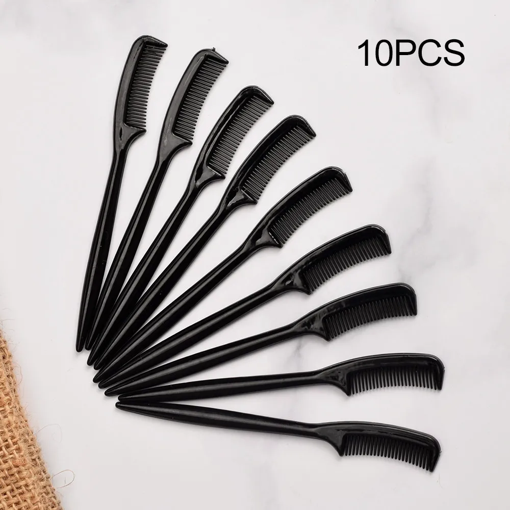 Pincel de sobrancelha e cílios, pincel portátil, ferramenta profissional de maquiagem, pincel para cílios e sobrancelhas com 10 peças