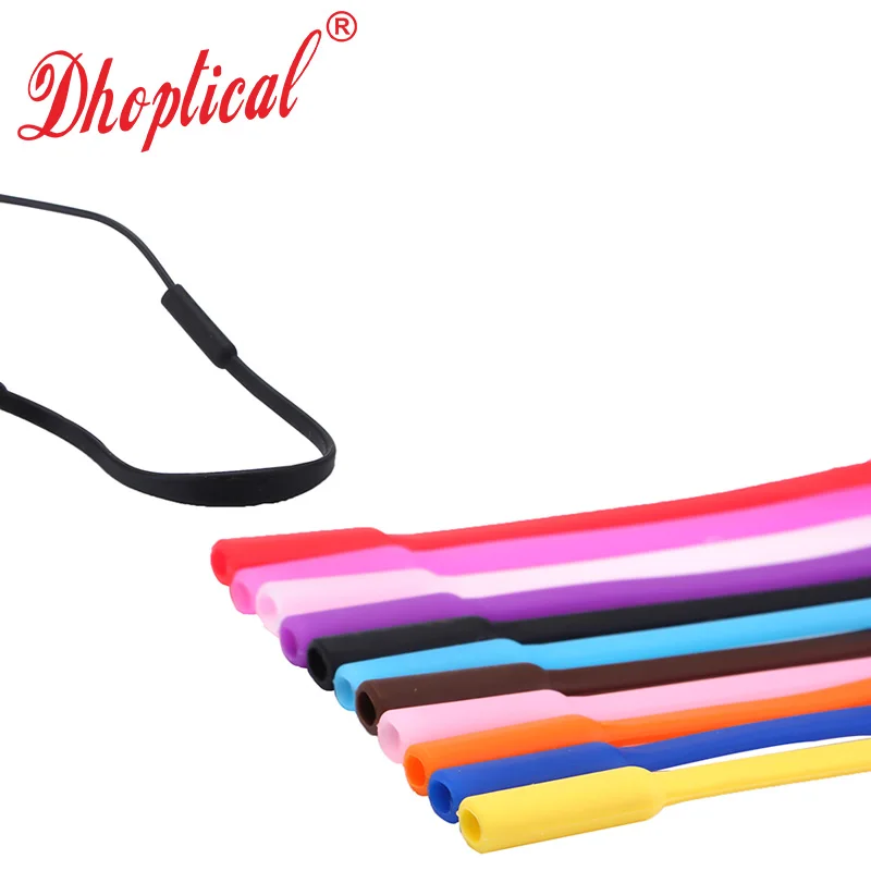 Kính Mắt Trẻ Em Giá Đỡ Con Dây Silicone, Mắt Kính Dây 12 Màu Sắc Dây Đeo Kính Thể Thao Dây Chuyền 20 Chiếc