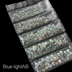 New Sale Mix Size Crystal AB Hotfix Rhinestone 1200Pcs Flatback Crystal Stones For Garment Ornament