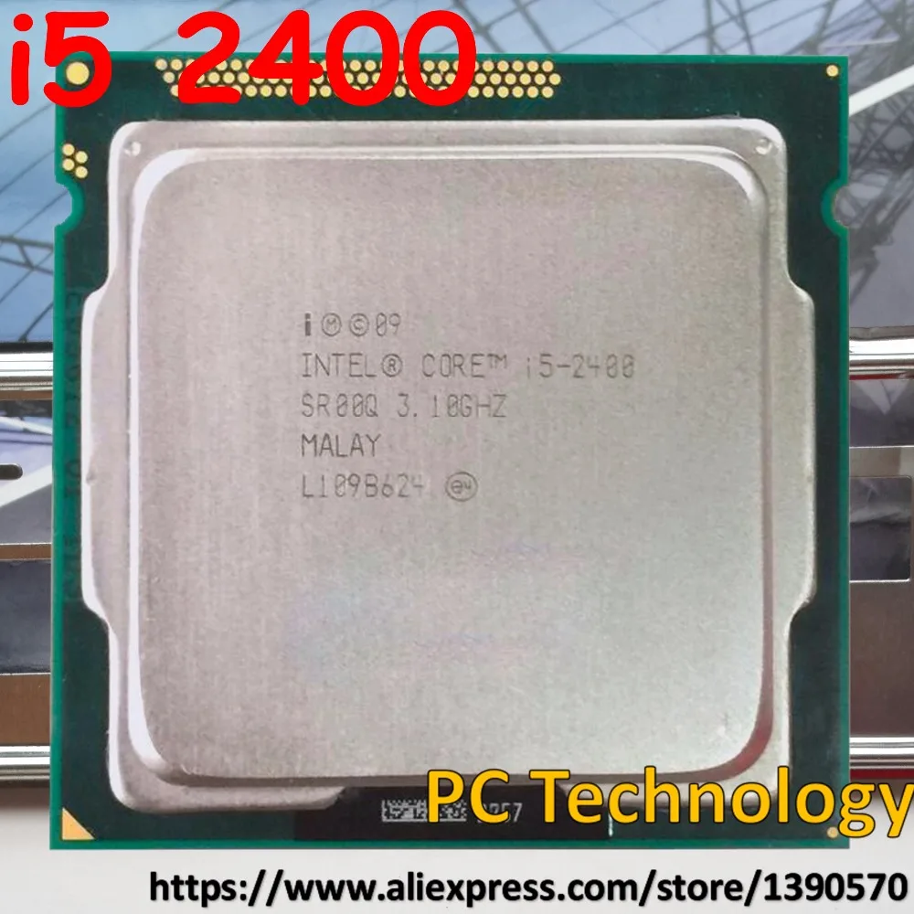 Origina Intel processor i5-2400 6M Cache, 3.10GHz  LGA1155 TDP 95W desktop i5 2400 CPU Free shipping ship out within 1 day