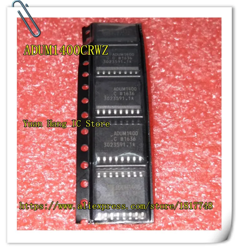 

10PCS/LOT ADUM1400CRWZ ADUM1400CRWZ ADUM1400C ADUM1400 SOP-16 Quad-Channel Digital Isolators IC