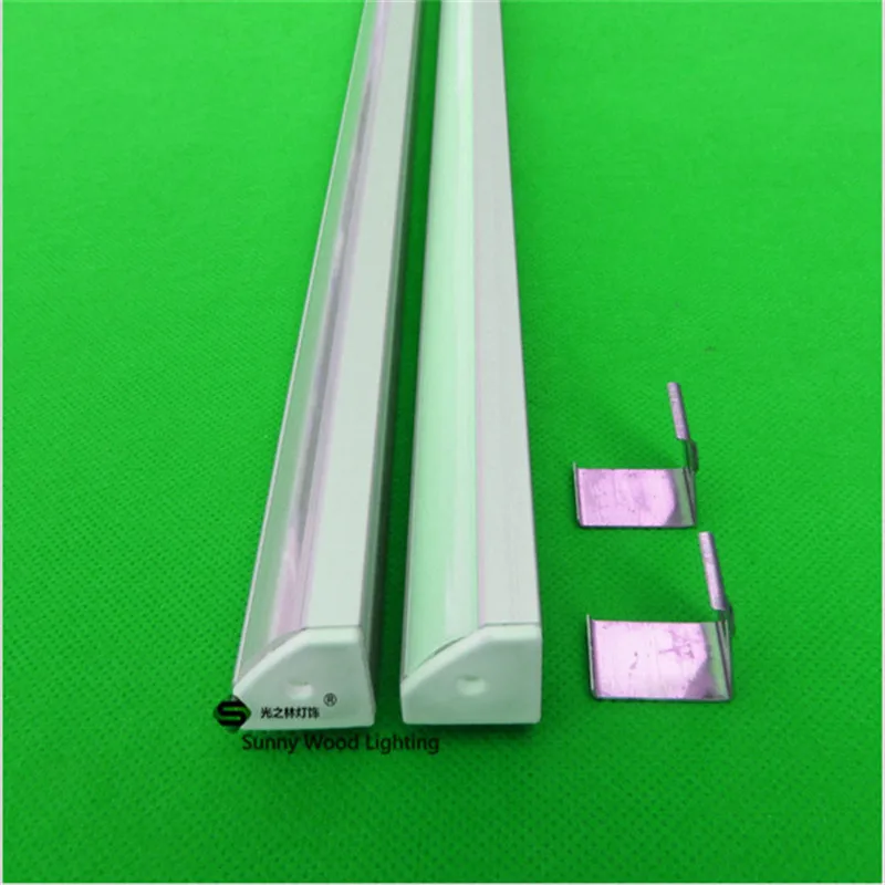 

10-40set/lot 20-80m ,2m, 80inch /pc triangle corner led aluminium profile for 12mm pcb, led strip channel, aluminum housing