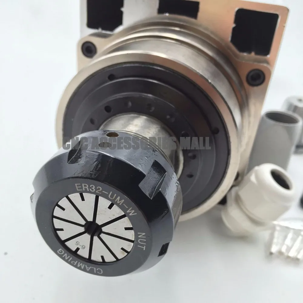 스퀘어 에어 냉각 스핀들 모터, 18000rpm, 7.5KW, 380V, 300Hz, ER32 스핀들 모터, 목공, CNC 라우터용