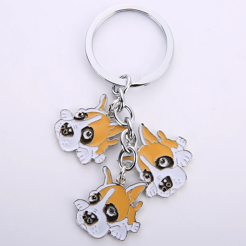 NEW Tag key dog Keyring dachshund Keychain Dog lovers gift Fashion jewelry bag keychains woman handbag charms lovely dogs