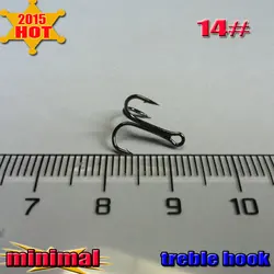 Treble Fishing Hooks  Barble Hook Round Bend High Quality 14# 500pcs 1$ off one more purchase high-carbon steel