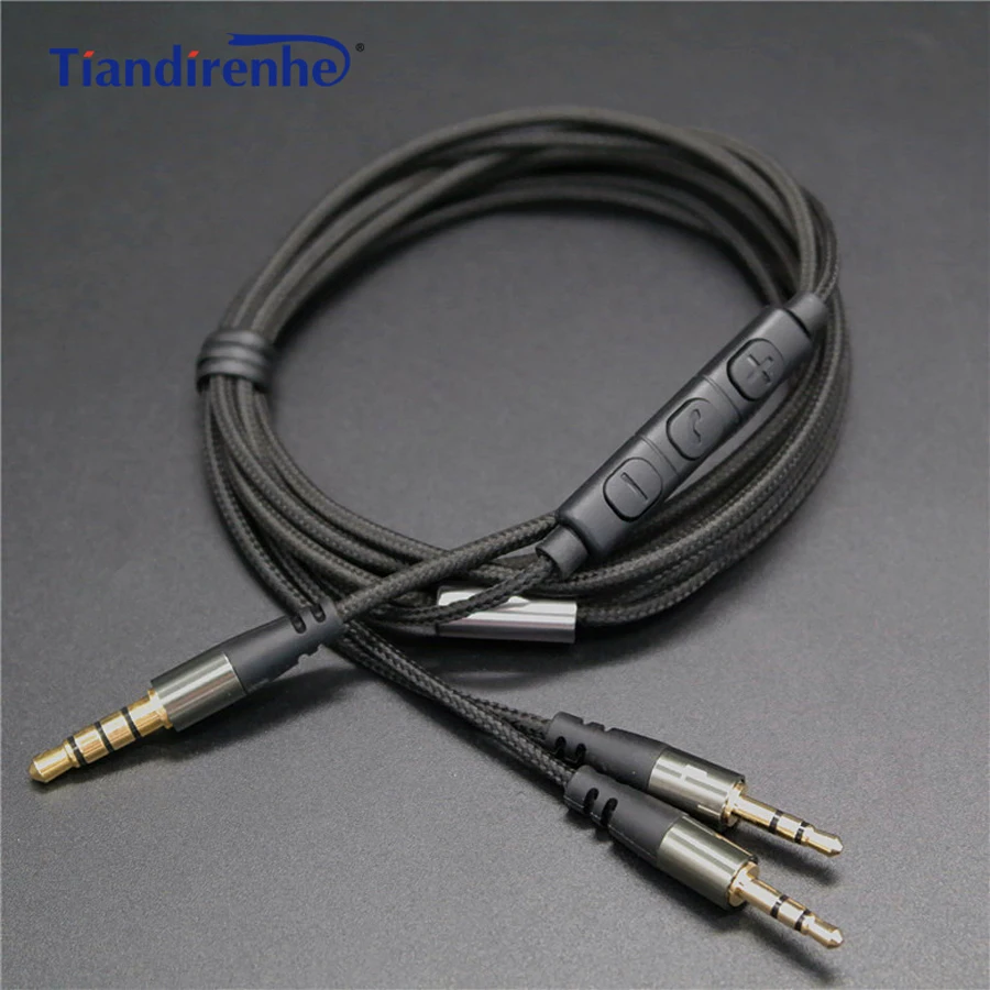 Audio Cable for sol Republic Headphone Master Tracks X3 HD V8 V10 V12 Earphone 3.5mm Male to 2.5mm Male M/M Replacement Cable