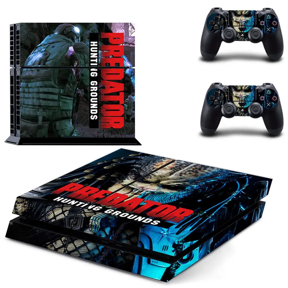 Predator: Hunting Grounds PS4 Skin Sticker Decal For Sony PlayStation 4 Console and 2 Controllers PS4 Skin Sticker