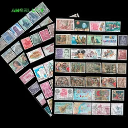 95 PCS All  Postage Stamps With Post Mark From Spain For Collection