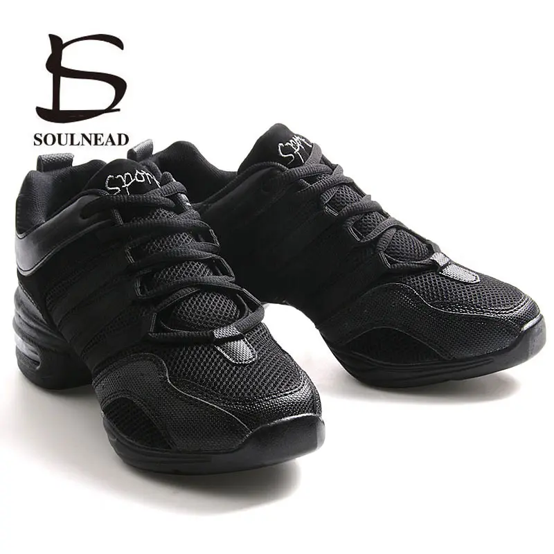 Women's Dancing Shoes Sneakers Woman Jazz Dance Mesh Flat Outdoor Sports Ladies Girl's Modern Casual Shoes Female Size 28-42