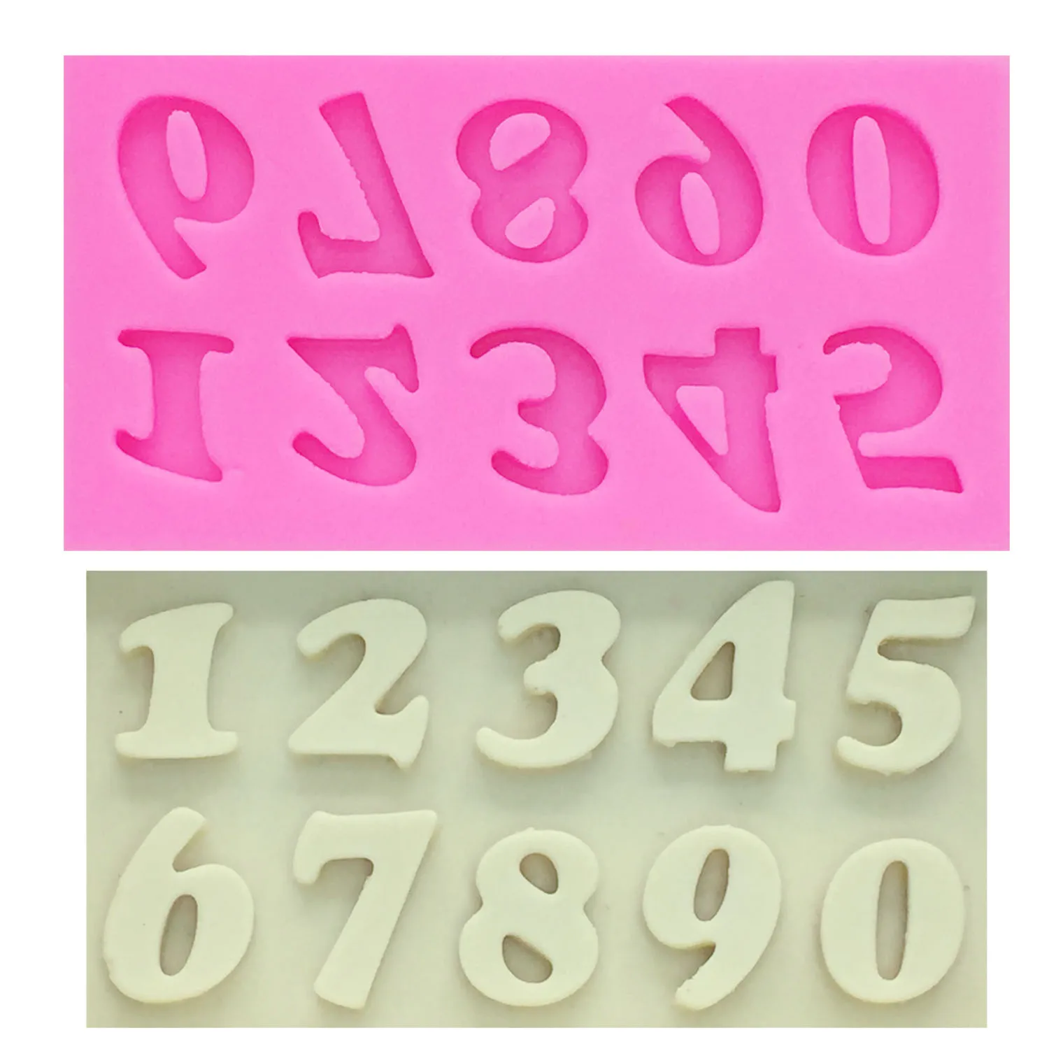 M0179 Sugarcraft Letter/Number silicone mold fondant mold cake decorating tools chocolate mold Kitchen baking mould