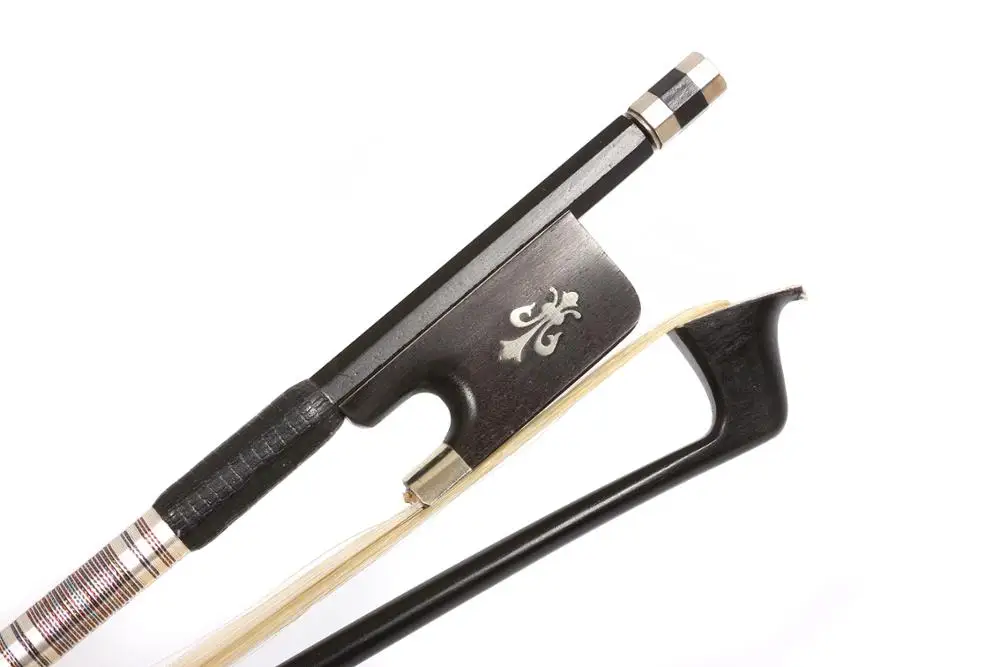 Yinfente Viola Bow 16inch Carbon Fiber Bow Stick Good Balance Natural HorseTail Ebony frog