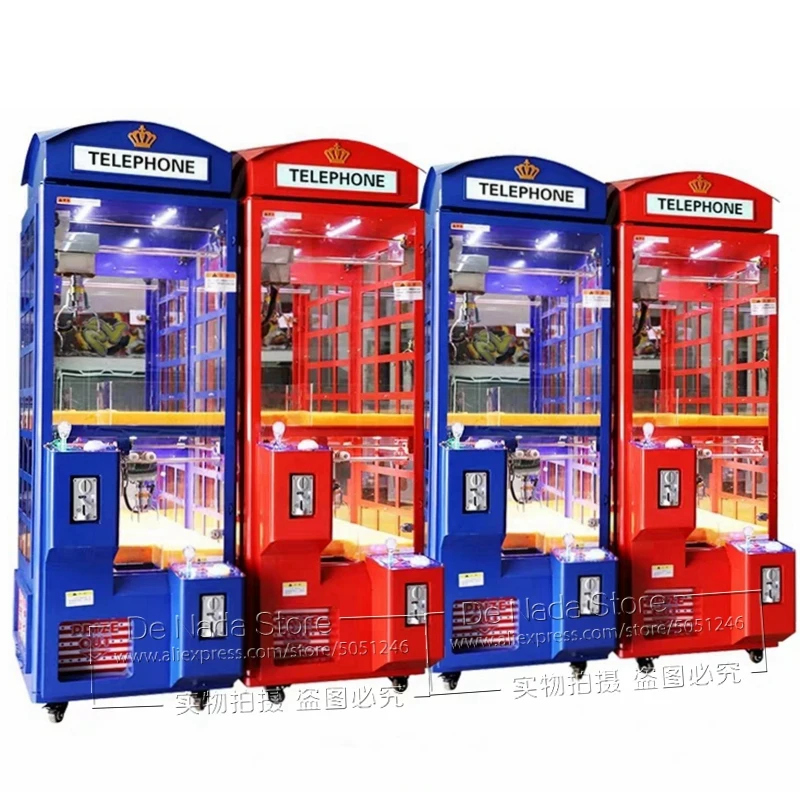 

Mother and Kids Play Together Amusement Coin Operated Arcade Games Doll Toys Cranes Claw Machine