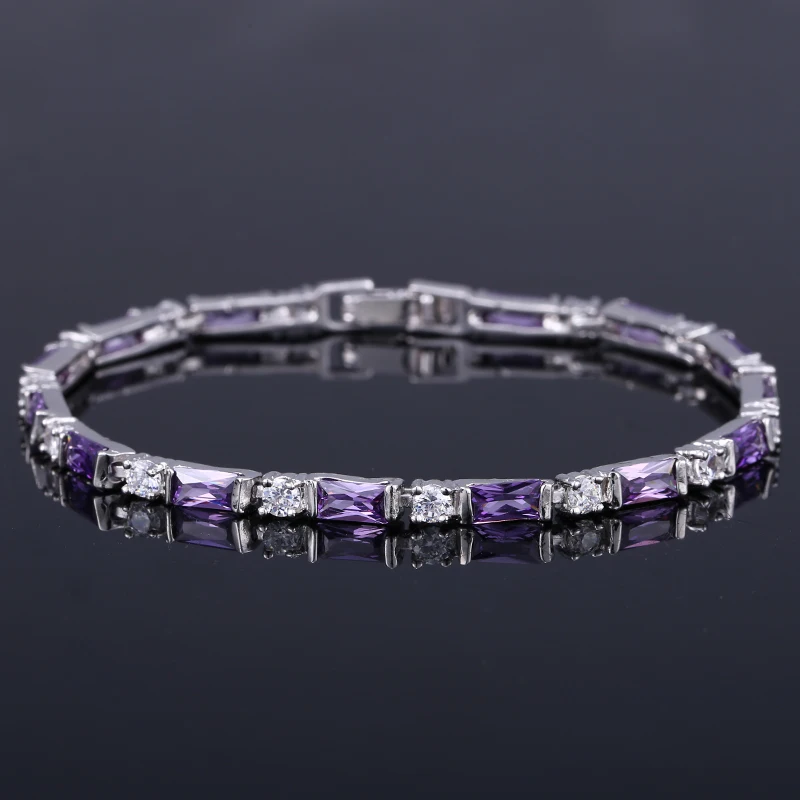 CWWZircons Modische CZ-Charm-Armbänder mit Roten, Grünen und Blauen Kristallen für Damen, Weihnachts- und Neujahrsgeschenk, Großhandel S0012 – Detail 12