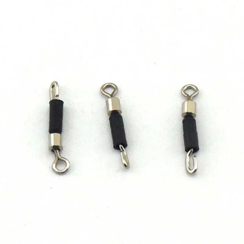 5pcs/lot Ball Bearing Swivel Solid Rings Fishing Connector Ocean Boat quick fast link connector Fishing Hooks