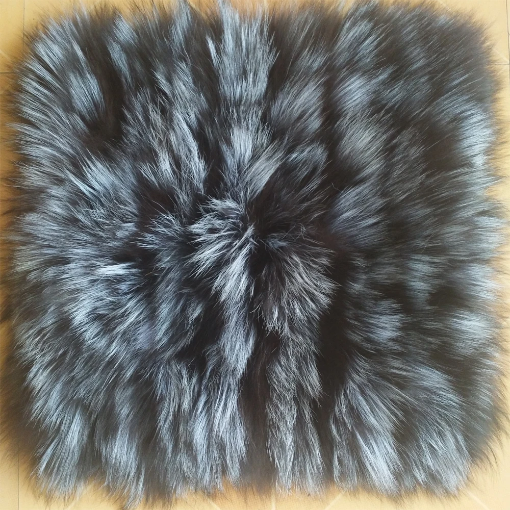 Soft Natural Fox Fur Pillow Cover For Sofa Real Fox Fur Cushion Covers Pillowcase Bedroom Home Decor