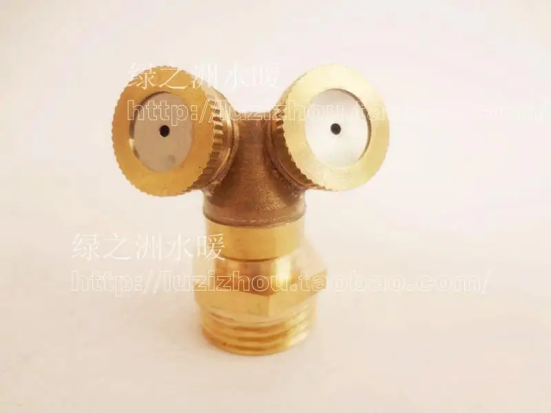 Nozzle copper double harr nozzle nozzle double slider