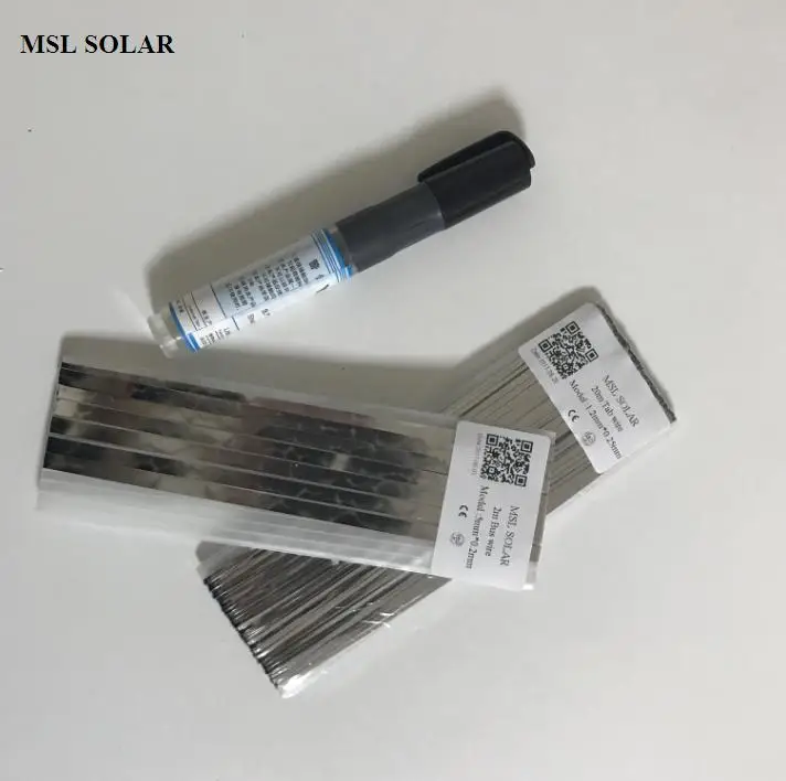 ALLMEJORES Solar Cell Solder Ribbion 20m tabbing wire + 2m Bus wire + 1pcs Flux pen for Diy solar panel.welding strip