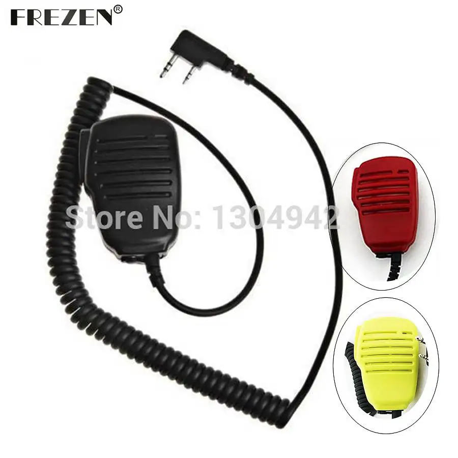 Handheld Shoulder Mini PTT Speaker MIC Microphone For Kenwood Two Way Radio PUXING  TYT HYT BAOFENG UV-5R UV-82 BF-888S